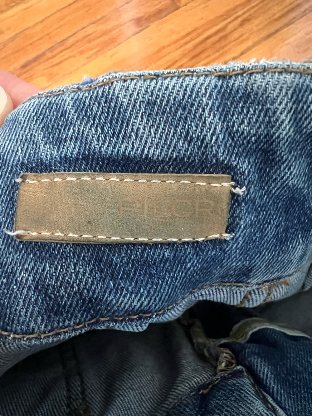 Pilcro Women's Straight Jeans in Blue Denim - Picture 4 of 4